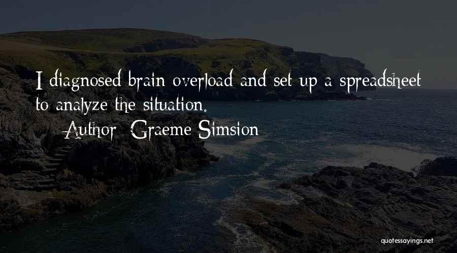 Overload Quotes By Graeme Simsion