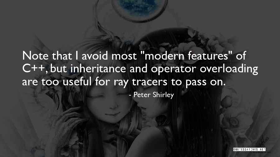 Overloading Operator Quotes By Peter Shirley Overloading Operator Quotes By Peter Shirley