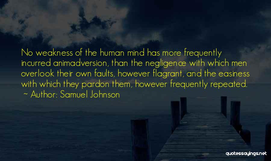 Overlook Quotes By Samuel Johnson