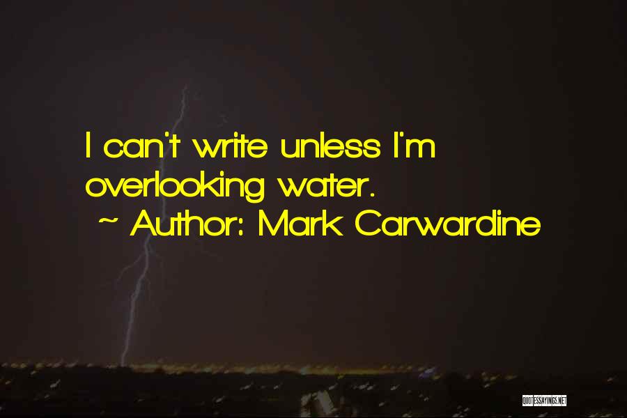 Overlooking Quotes By Mark Carwardine