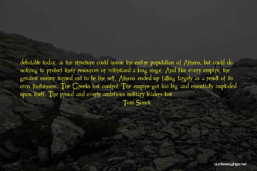 Overly Ambitious Quotes By Tom Simek