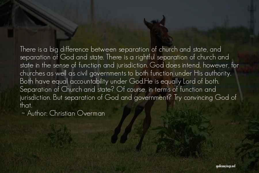 Overman Quotes By Christian Overman