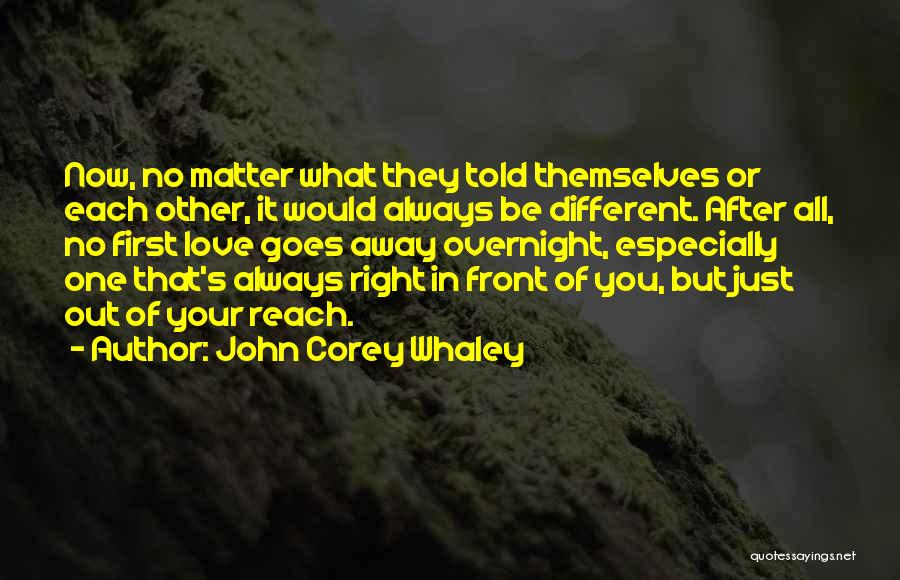 Overnight Love Quotes By John Corey Whaley