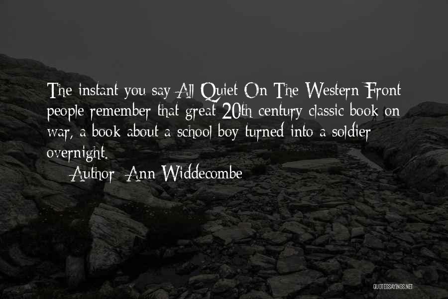 Overnight Quotes By Ann Widdecombe