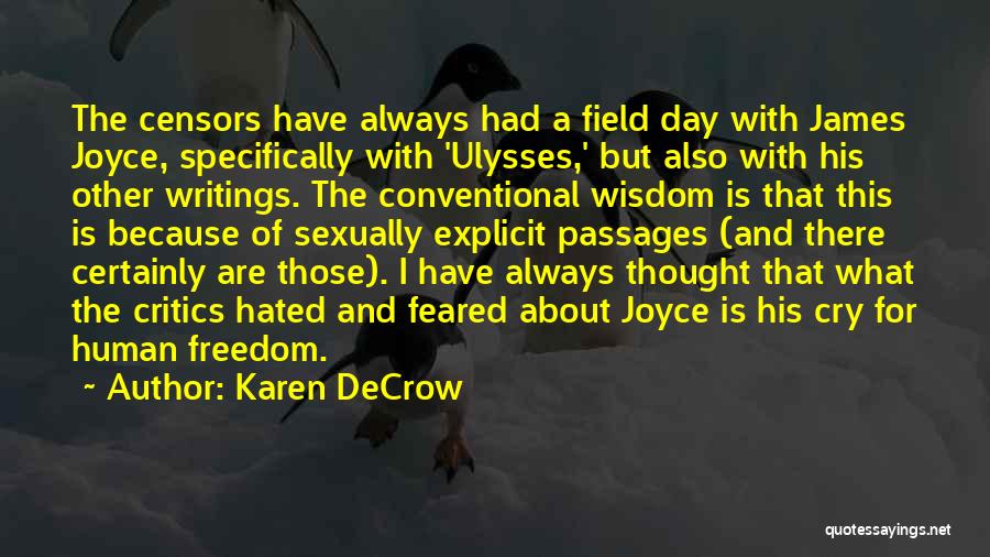 Overoptimistically Quotes By Karen DeCrow