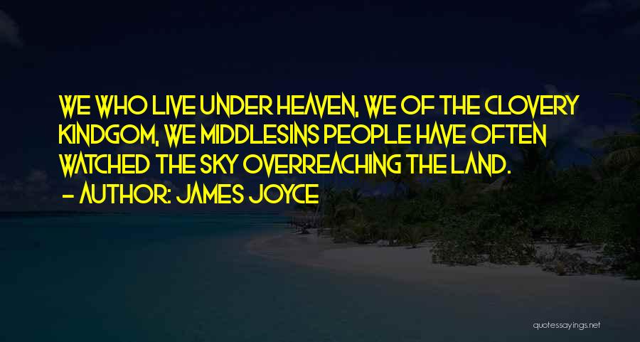 Overreaching Quotes By James Joyce