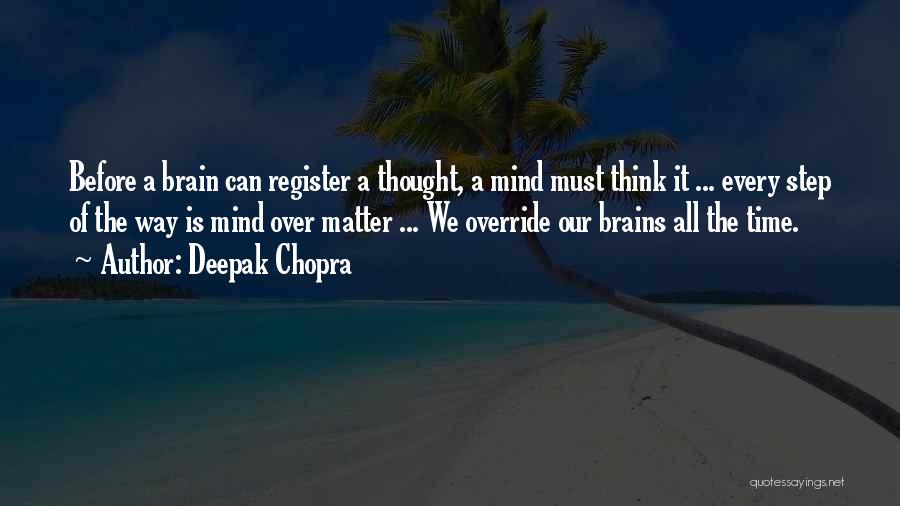 Override Quotes By Deepak Chopra