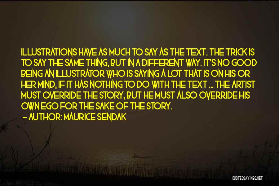 Override Quotes By Maurice Sendak