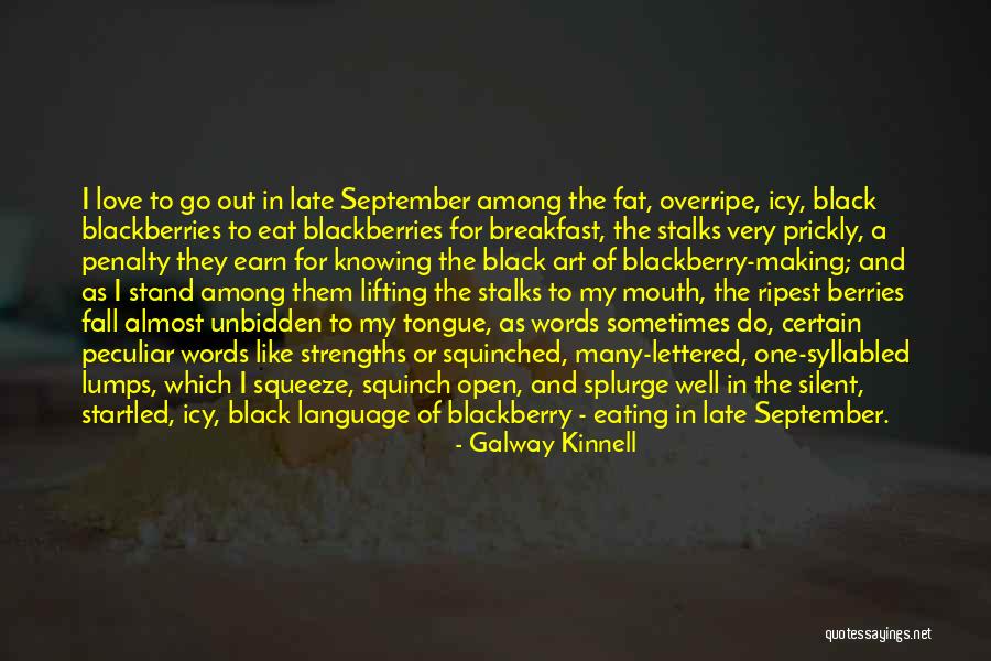 Overripe Quotes By Galway Kinnell Overripe Quotes By Galway Kinnell