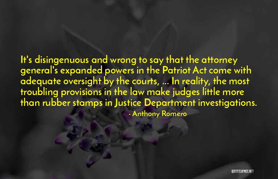 Oversight Quotes By Anthony Romero Oversight Quotes By Anthony Romero