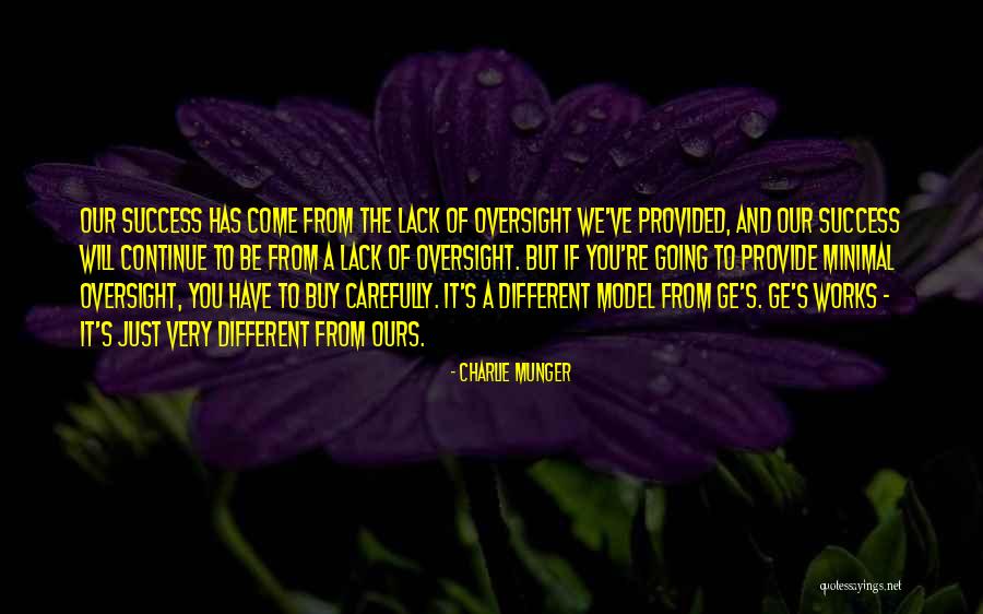 Oversight Quotes By Charlie Munger Oversight Quotes By Charlie Munger