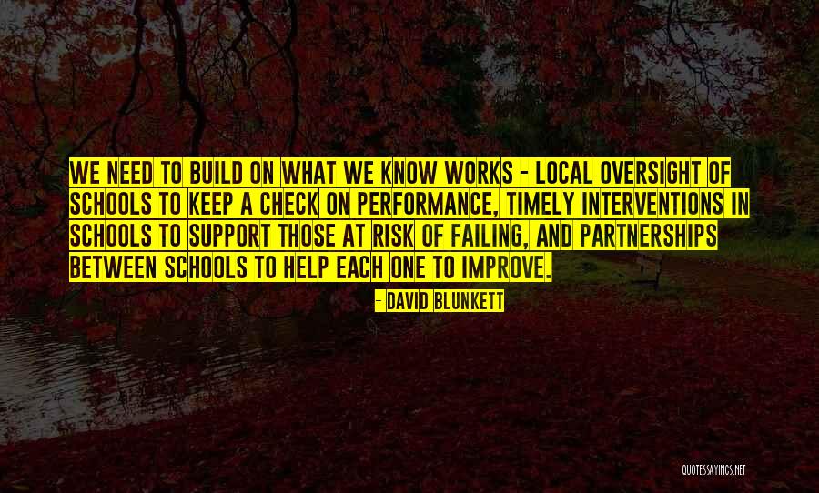Oversight Quotes By David Blunkett Oversight Quotes By David Blunkett