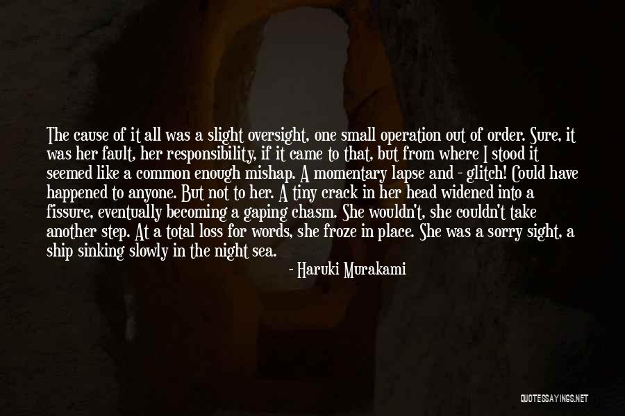 Oversight Quotes By Haruki Murakami Oversight Quotes By Haruki Murakami