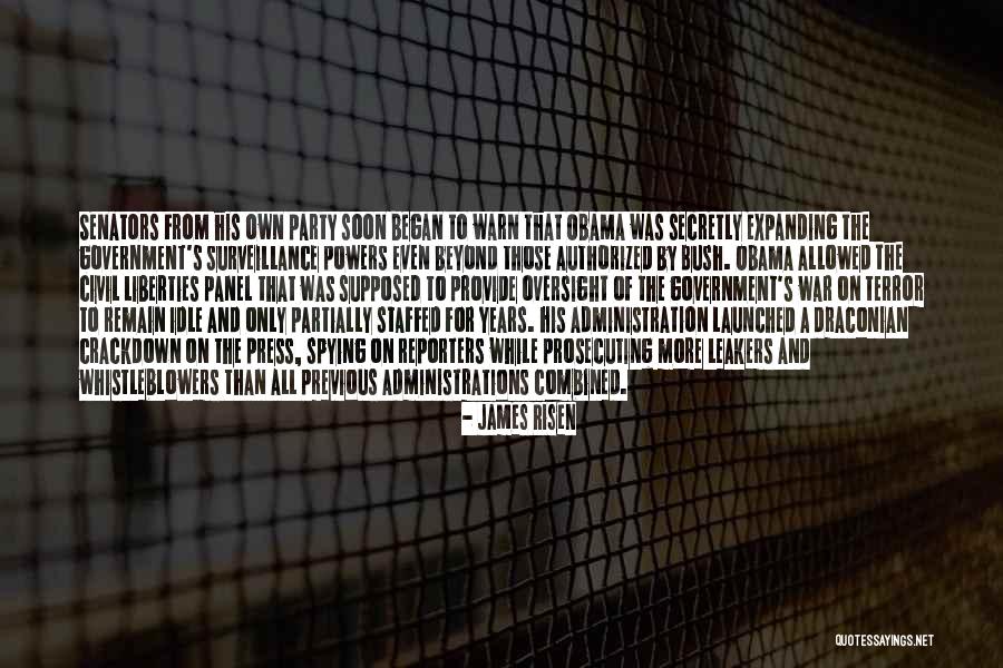 Oversight Quotes By James Risen Oversight Quotes By James Risen