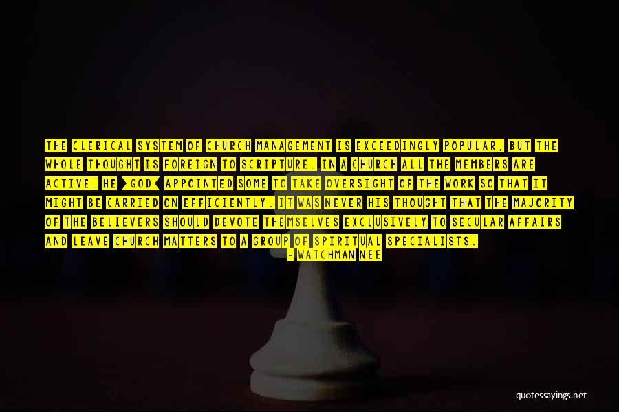 Oversight Quotes By Watchman Nee Oversight Quotes By Watchman Nee