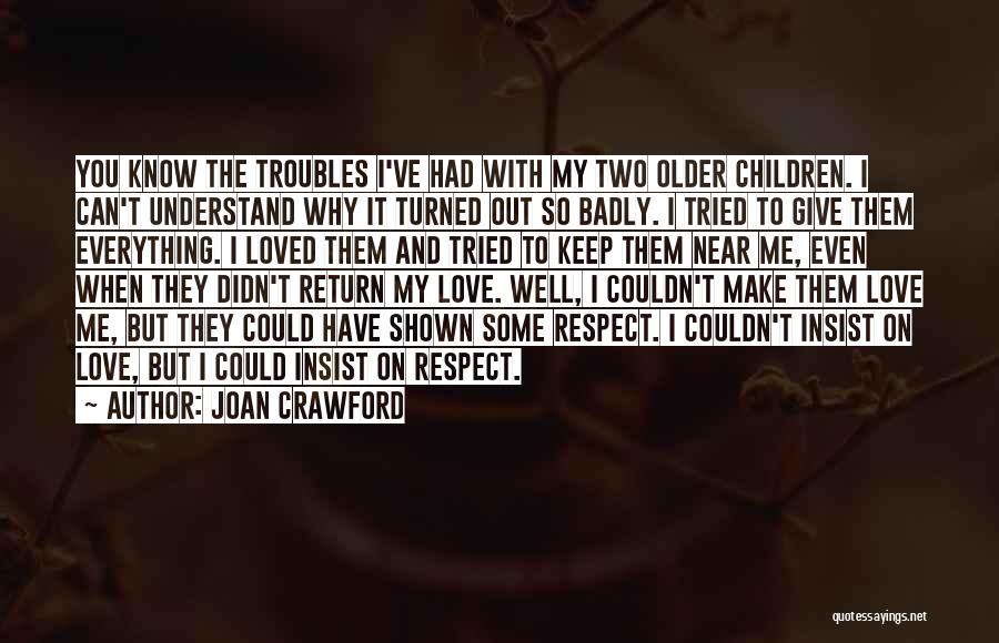 Overstated And Understated Quotes By Joan Crawford