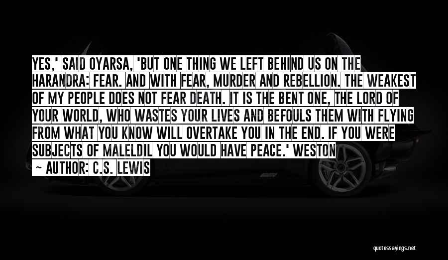 Overtake Quotes By C.S. Lewis