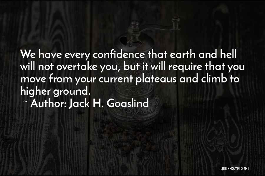 Overtake Quotes By Jack H. Goaslind