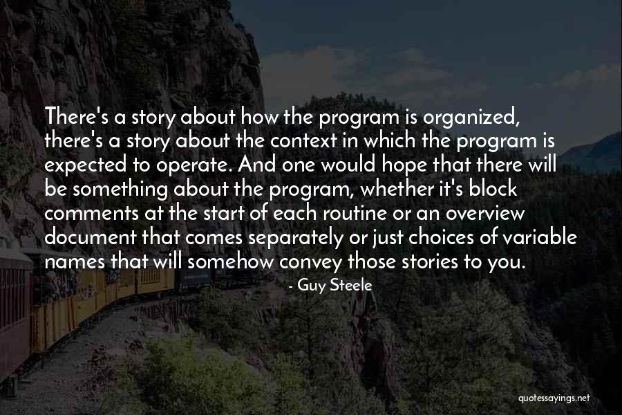 Overview Quotes By Guy Steele Overview Quotes By Guy Steele