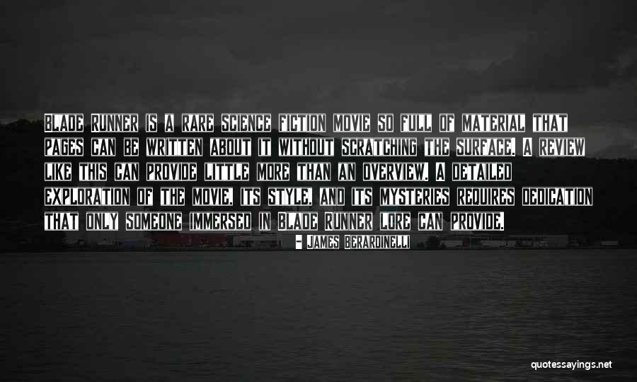 Overview Quotes By James Berardinelli Overview Quotes By James Berardinelli