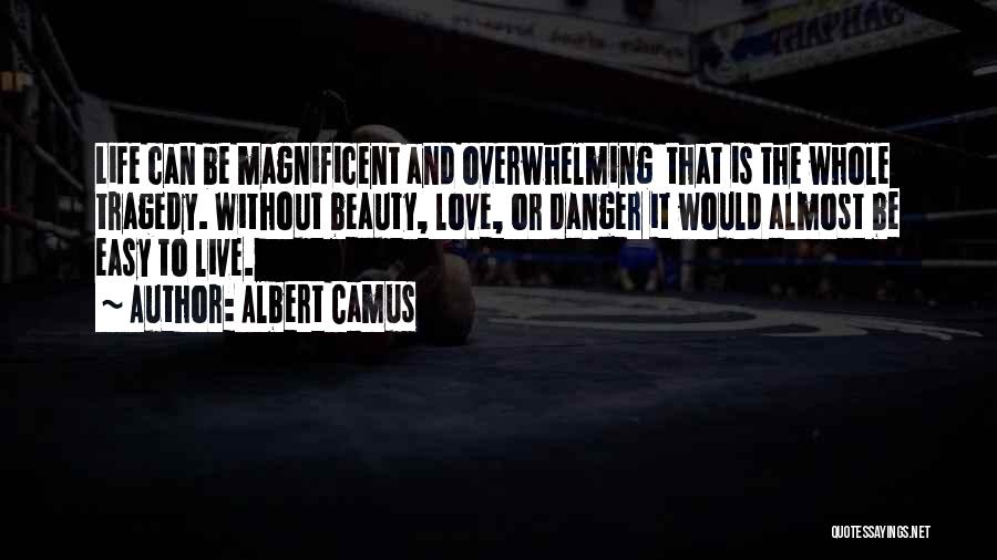 Overwhelming Beauty Quotes By Albert Camus