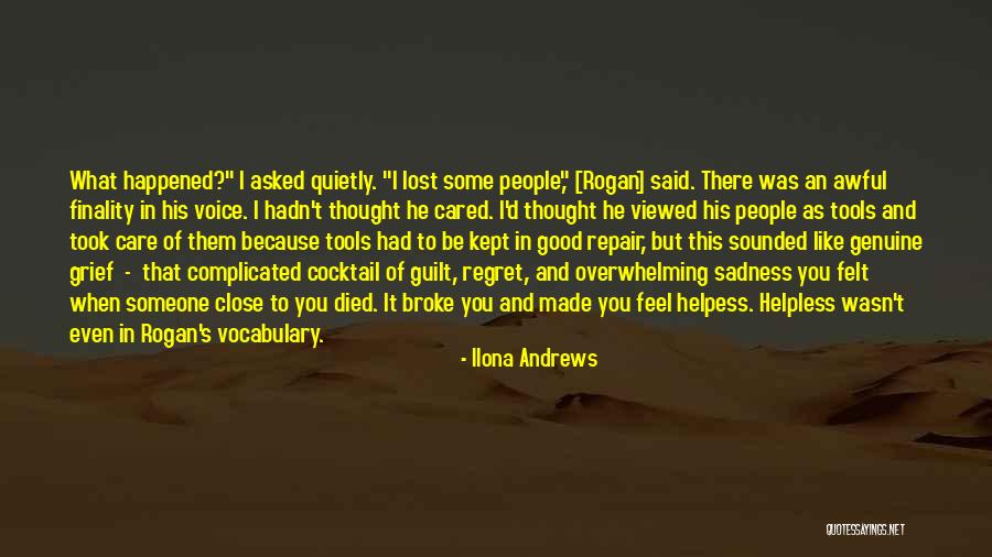 Overwhelming Grief Quotes By Ilona Andrews Overwhelming Grief Quotes By Ilona Andrews