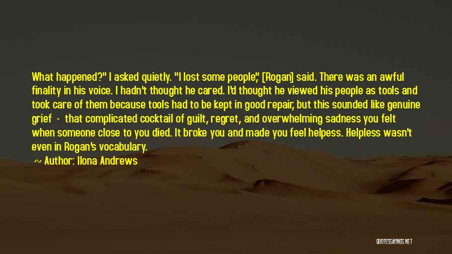 Overwhelming Sadness Quotes By Ilona Andrews