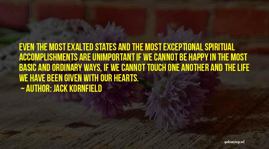 Ovoid Joint Quotes By Jack Kornfield