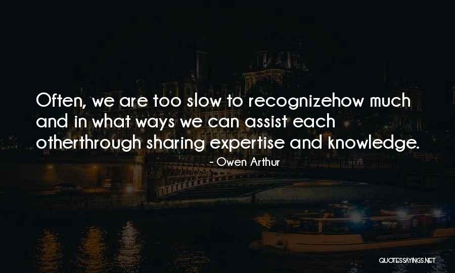 Owen Arthur Quotes 879947