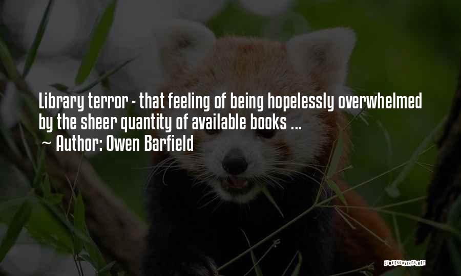 Owen Barfield Quotes 698657