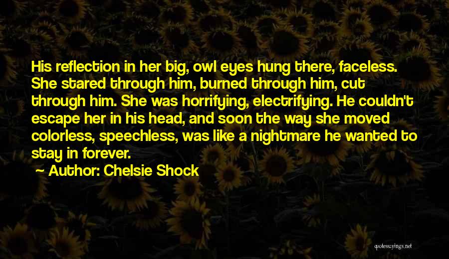 Owl Eyes Quotes By Chelsie Shock