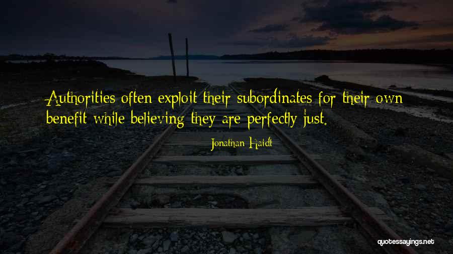 Own Benefit Quotes By Jonathan Haidt Own Benefit Quotes By Jonathan Haidt