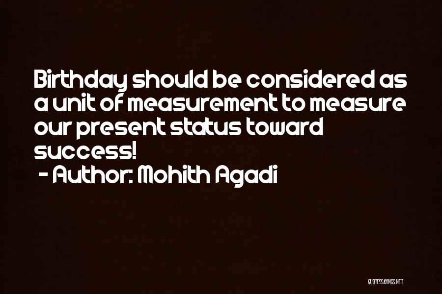 Own Birthday Status Quotes By Mohith Agadi