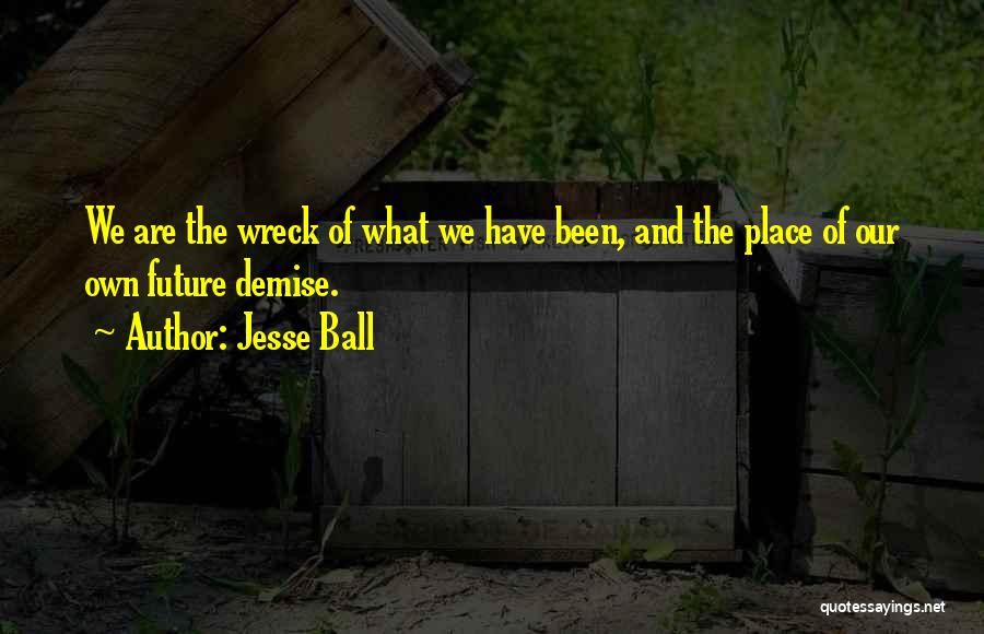 Own Demise Quotes By Jesse Ball