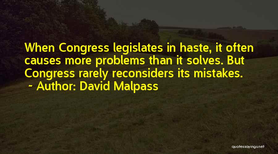 Own Up To Your Mistakes Quotes By David Malpass