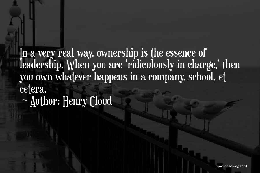 Own Way Quotes By Henry Cloud