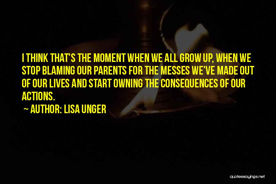 Owning Up Quotes By Lisa Unger