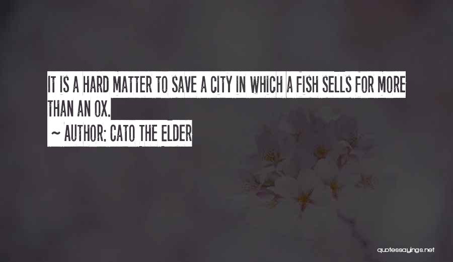 Ox Quotes By Cato The Elder