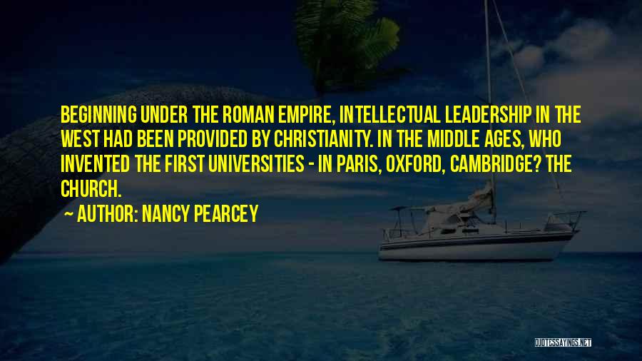 Oxford And Cambridge Quotes By Nancy Pearcey