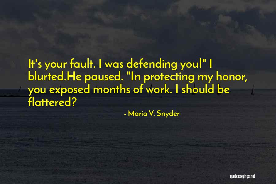 Oxidane Quotes By Maria V. Snyder Oxidane Quotes By Maria V. Snyder