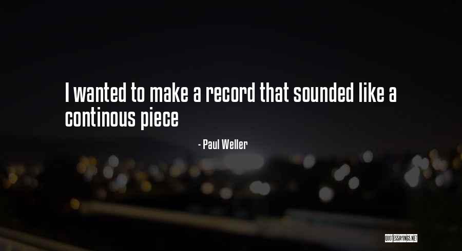 Oyinloye Damilare Quotes By Paul Weller Oyinloye Damilare Quotes By Paul Weller