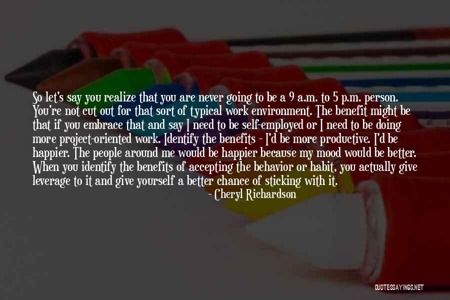 P A D M Quotes By Cheryl Richardson P A D M Quotes By Cheryl Richardson
