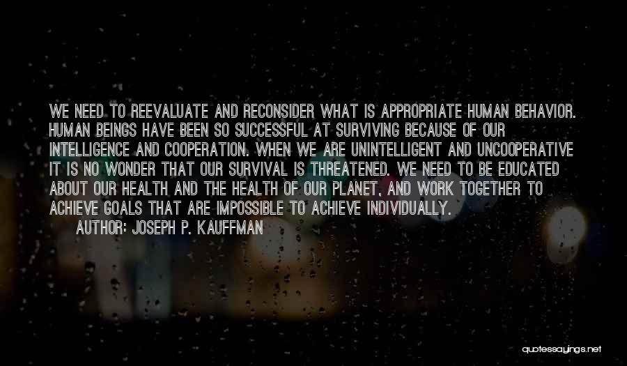 P And P Quotes By Joseph P. Kauffman