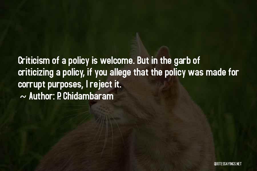 P. Chidambaram Quotes 369498