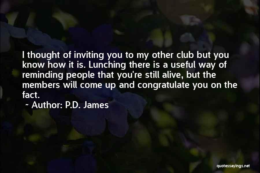P.D. James Quotes 1334375