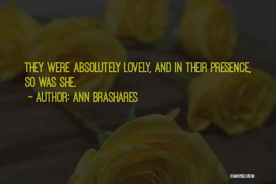 P.e.o. Sisterhood Quotes By Ann Brashares