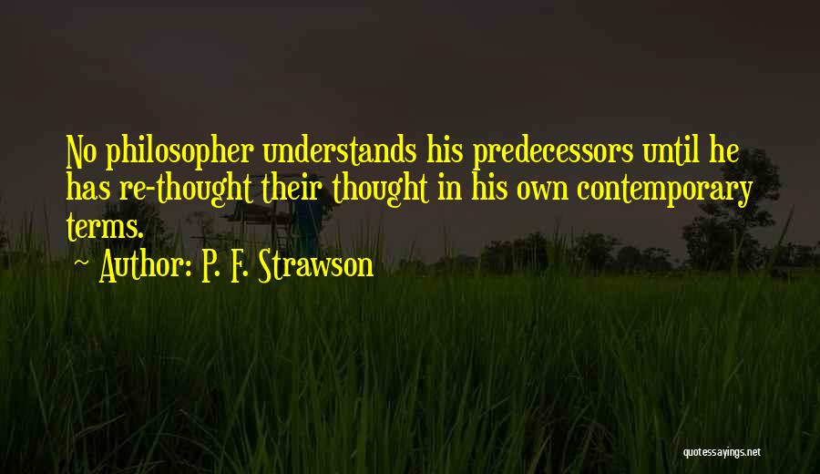 P. F. Strawson Quotes 1614462