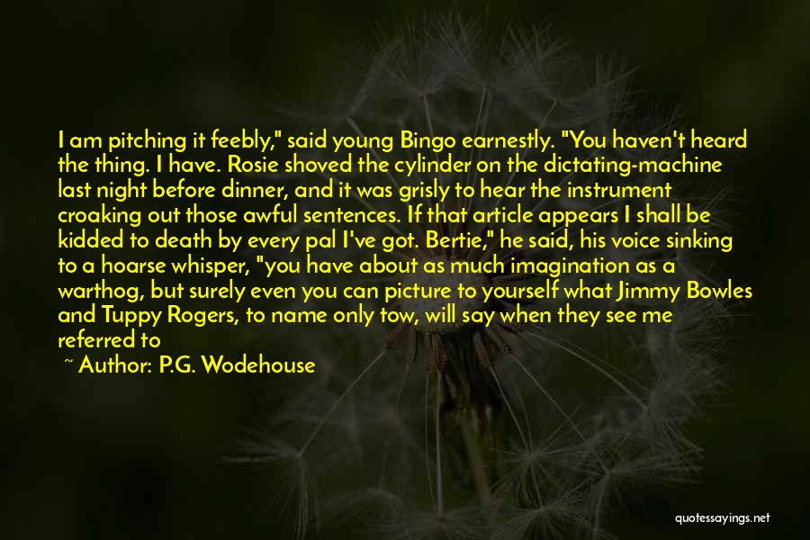 P.G. Wodehouse Quotes 200026