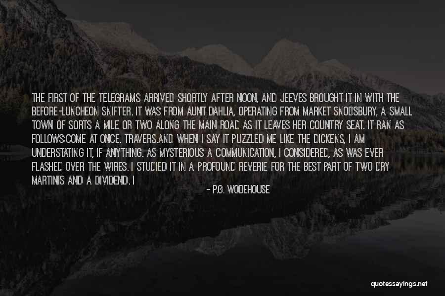 P.G. Wodehouse Quotes 256159