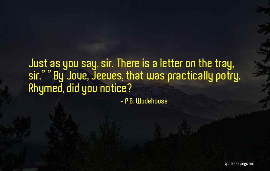 P.G. Wodehouse Quotes 501222